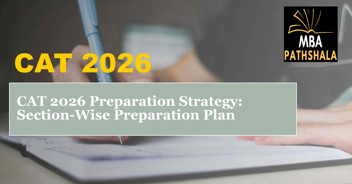 CAT 2026 Preparation Strategy: Section-Wise Preparation Plan