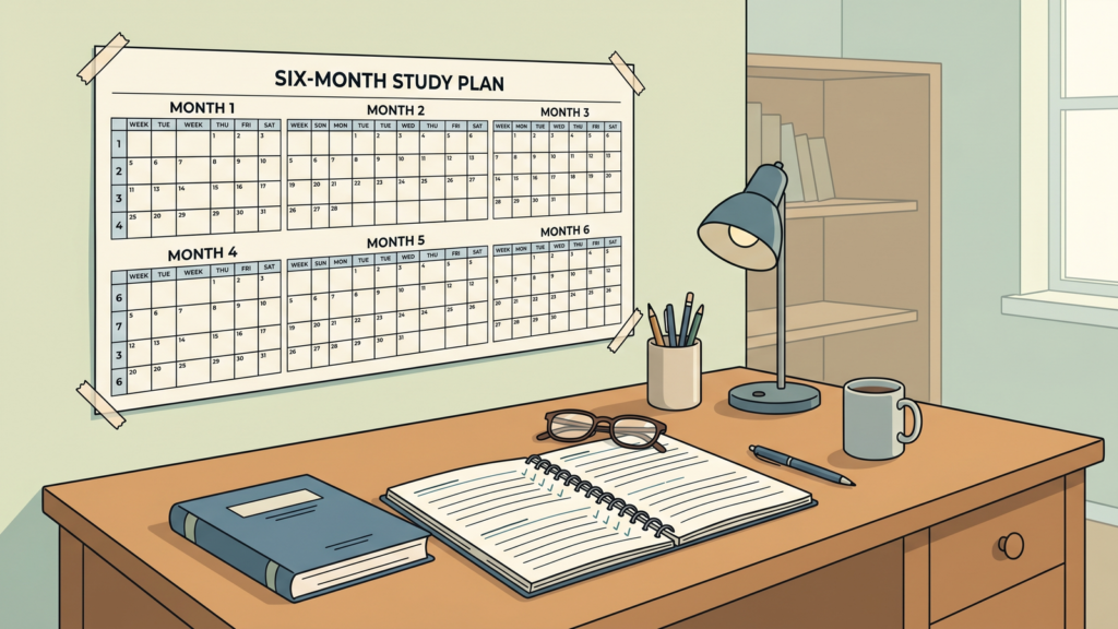 The 6-month CAT 2026 Study Plan: a Week-by-week Playbook